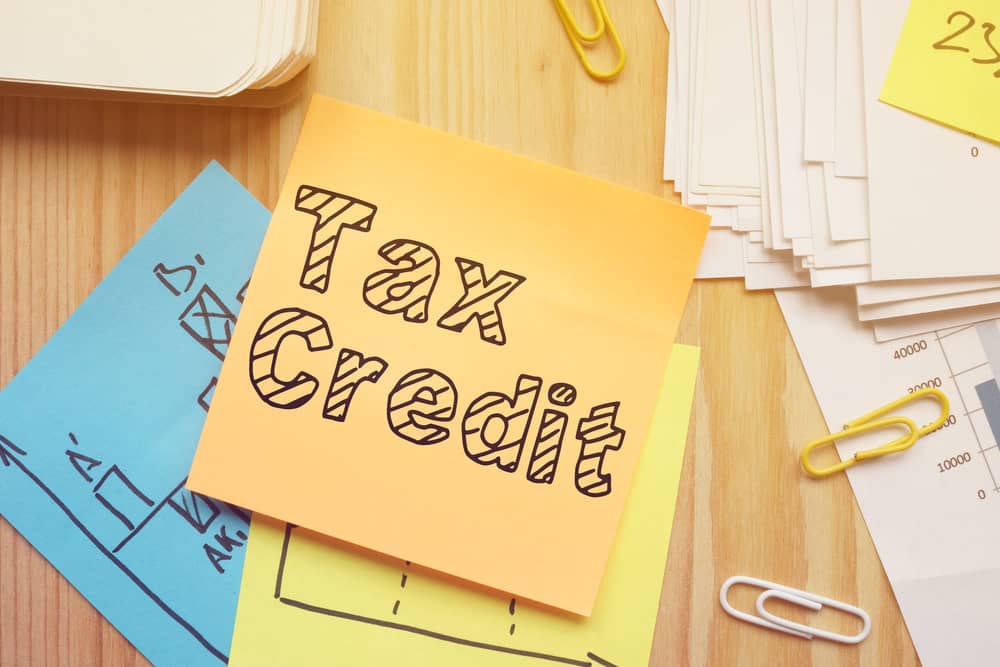Tax Credit post-it