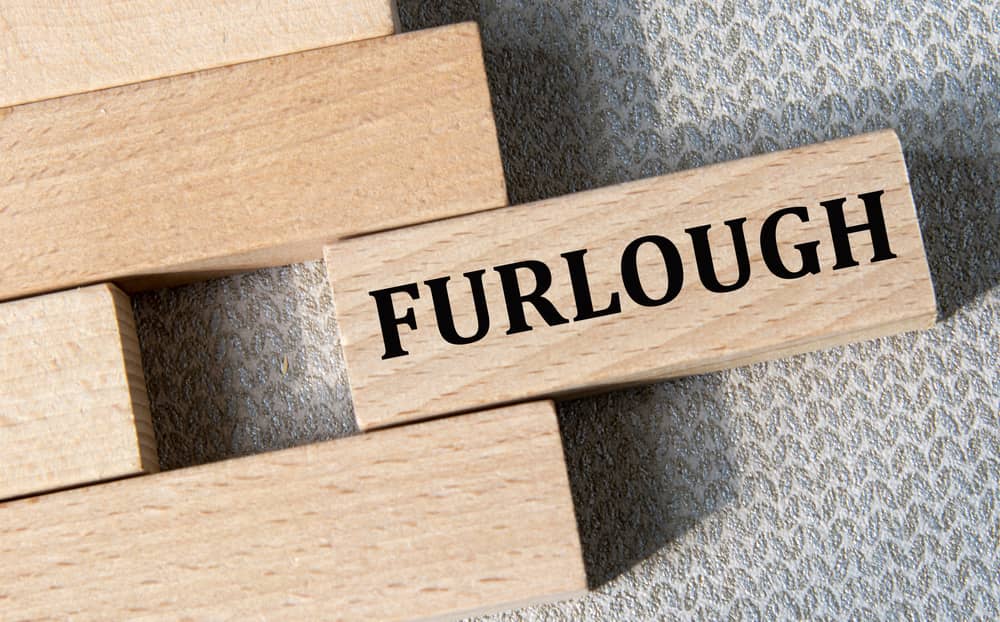 Furlough wooden block.
