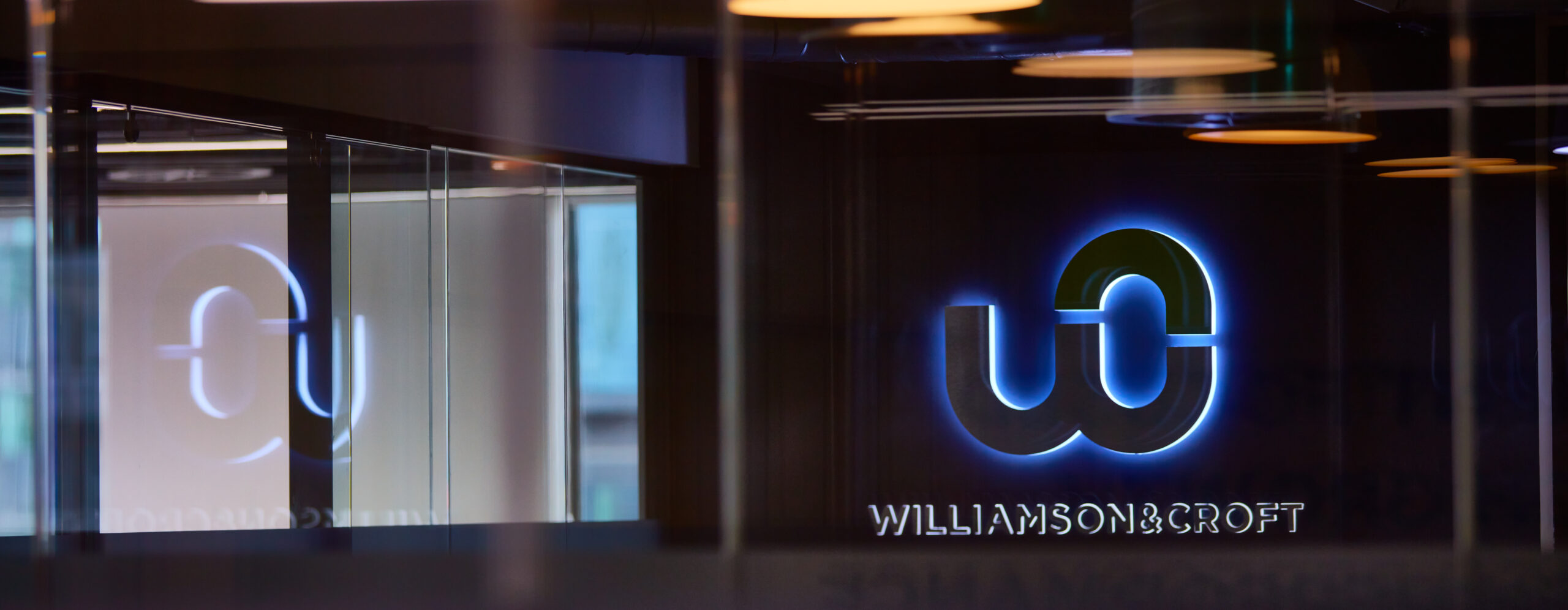 Williamson & Croft logo in offices