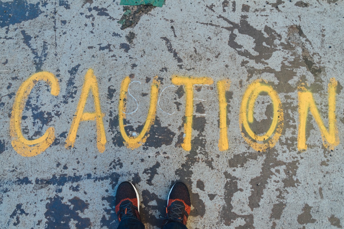 Caution paint