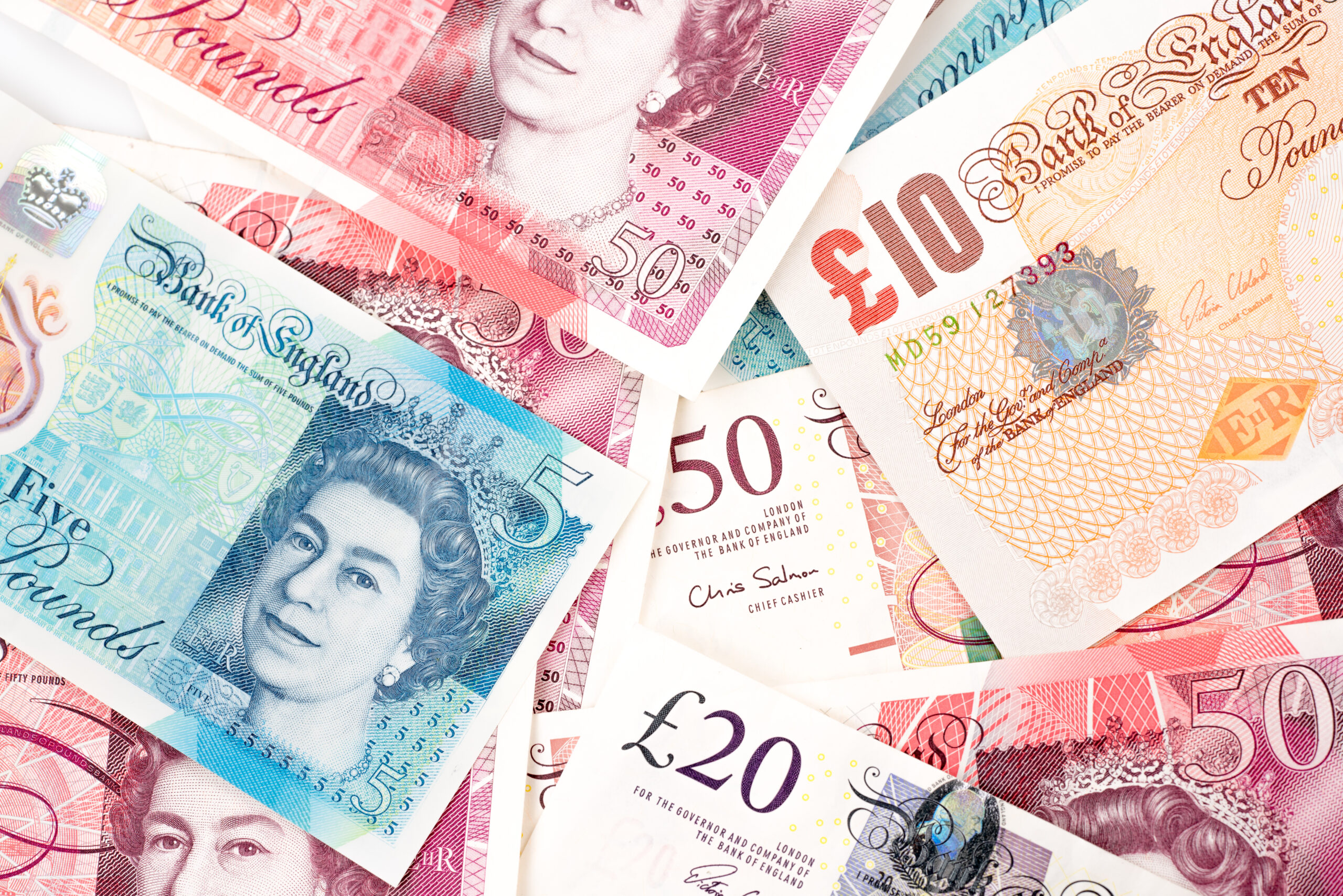 British,Pound,Money,Bills,Of,United,Kingdom,In,Different,Value,pound